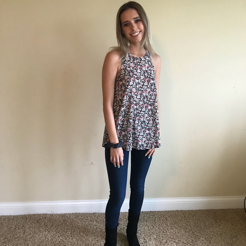 Floral tank top